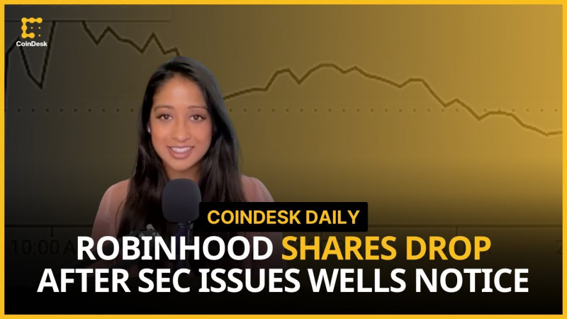 Robinhood Shares Fall After Wells Notice From SEC; Crypto's Guard Against Hacks | CoinDesk Daily