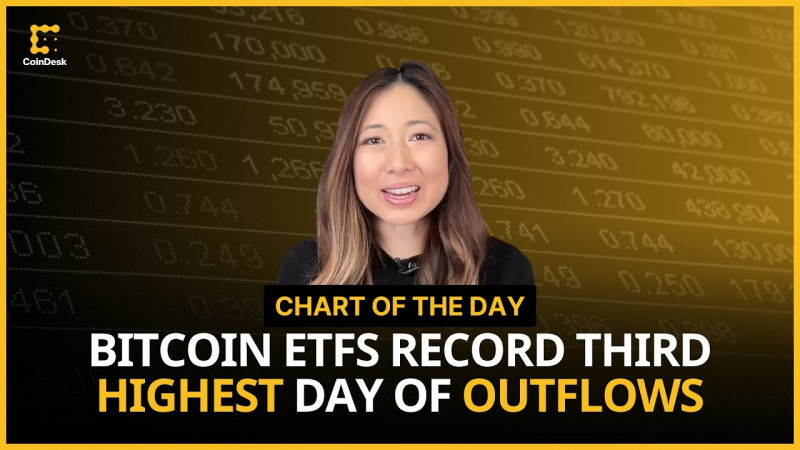 Bitcoin ETFs Record Third Highest Day of Outflows