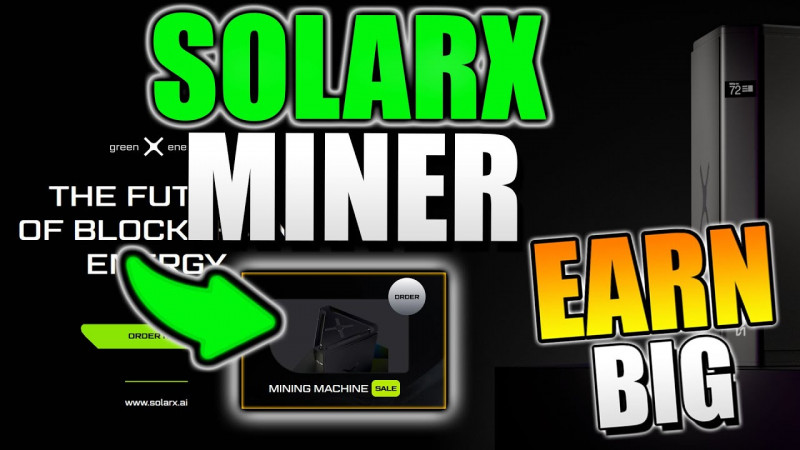 SolarX - Layer 1 Blockchain and Solar Powered Crypto Mining!