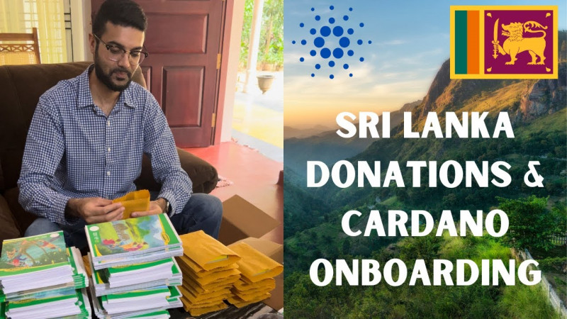 Cardano Onboarding in Sri Lanka and School Supply Donations