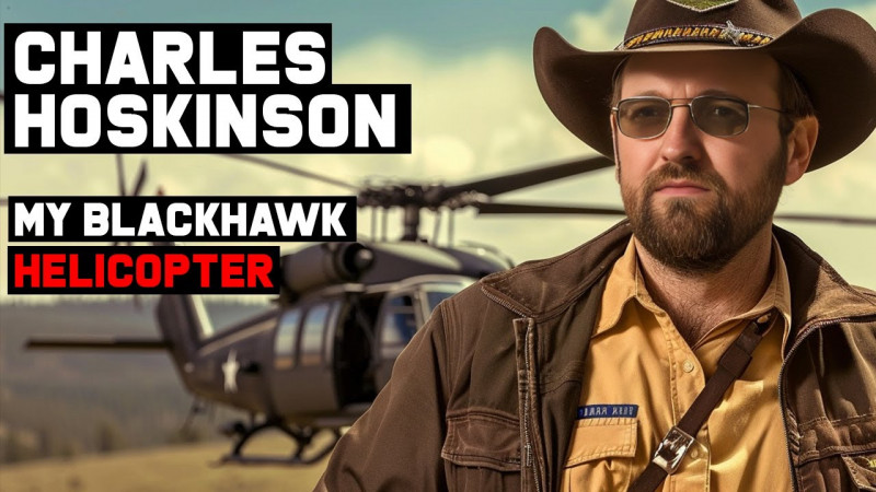 Charles Hoskinson's Blackhawk Helicopter