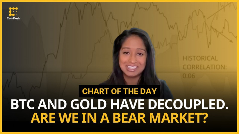 Bitcoin Decouples From Gold. Is Crypto in a Bear Market Again?